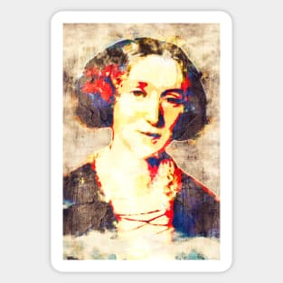 George Eliot Pop Art Sticker